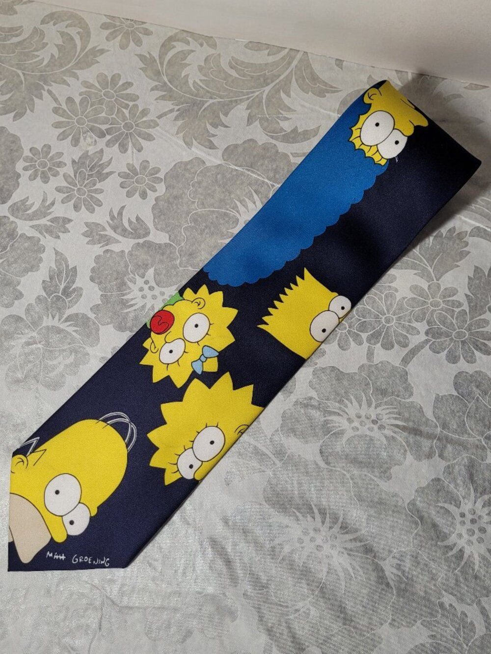 Vintage The Simpsons Family Necktie Balancine Hot Cakes Collectible